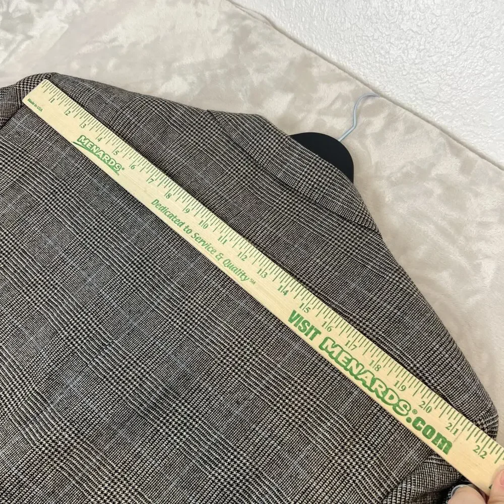 Brooks Brothers 1818 Madison Blazer Mens 50XL Glen Plaid Wool Loro‎ Piana Preppy